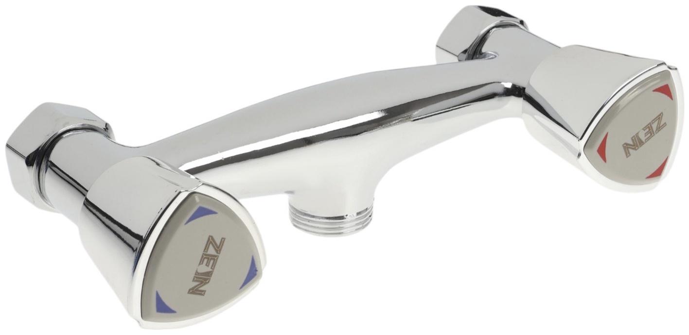 Смеситель для душа ZEIN Z4196, однорычажный, шланг 150 см, лейка 5 режимов, хром