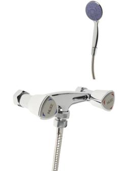 Смеситель для душа ZEIN Z4196, однорычажный, шланг 150 см, лейка 5 режимов, хром