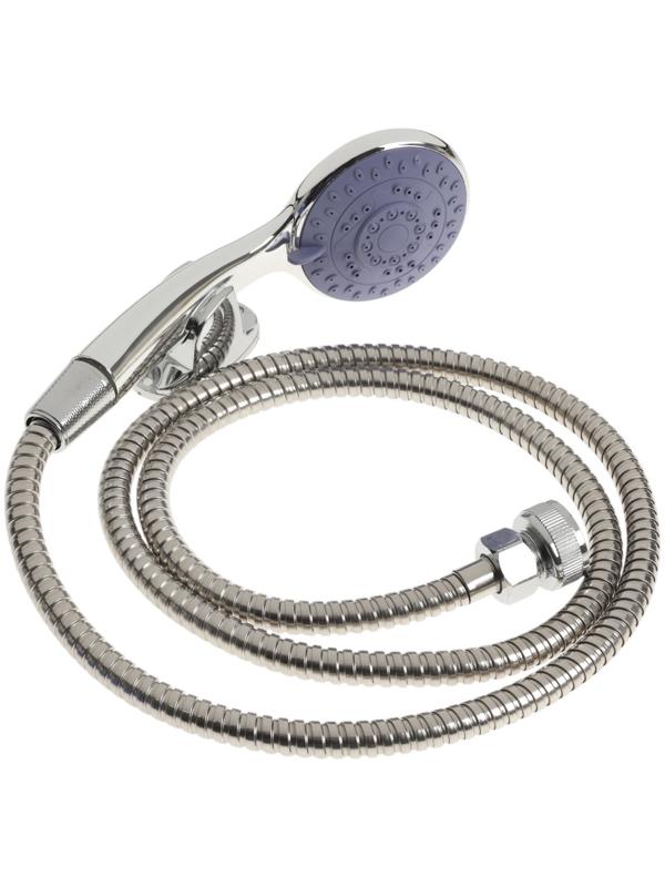 Смеситель для душа ZEIN Z4196, однорычажный, шланг 150 см, лейка 5 режимов, хром