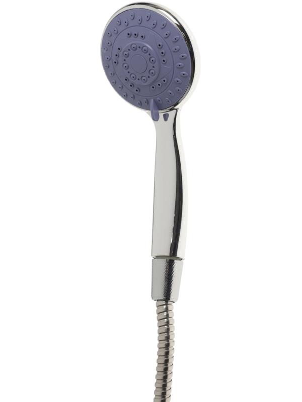 Смеситель для душа ZEIN Z4196, однорычажный, шланг 150 см, лейка 5 режимов, хром