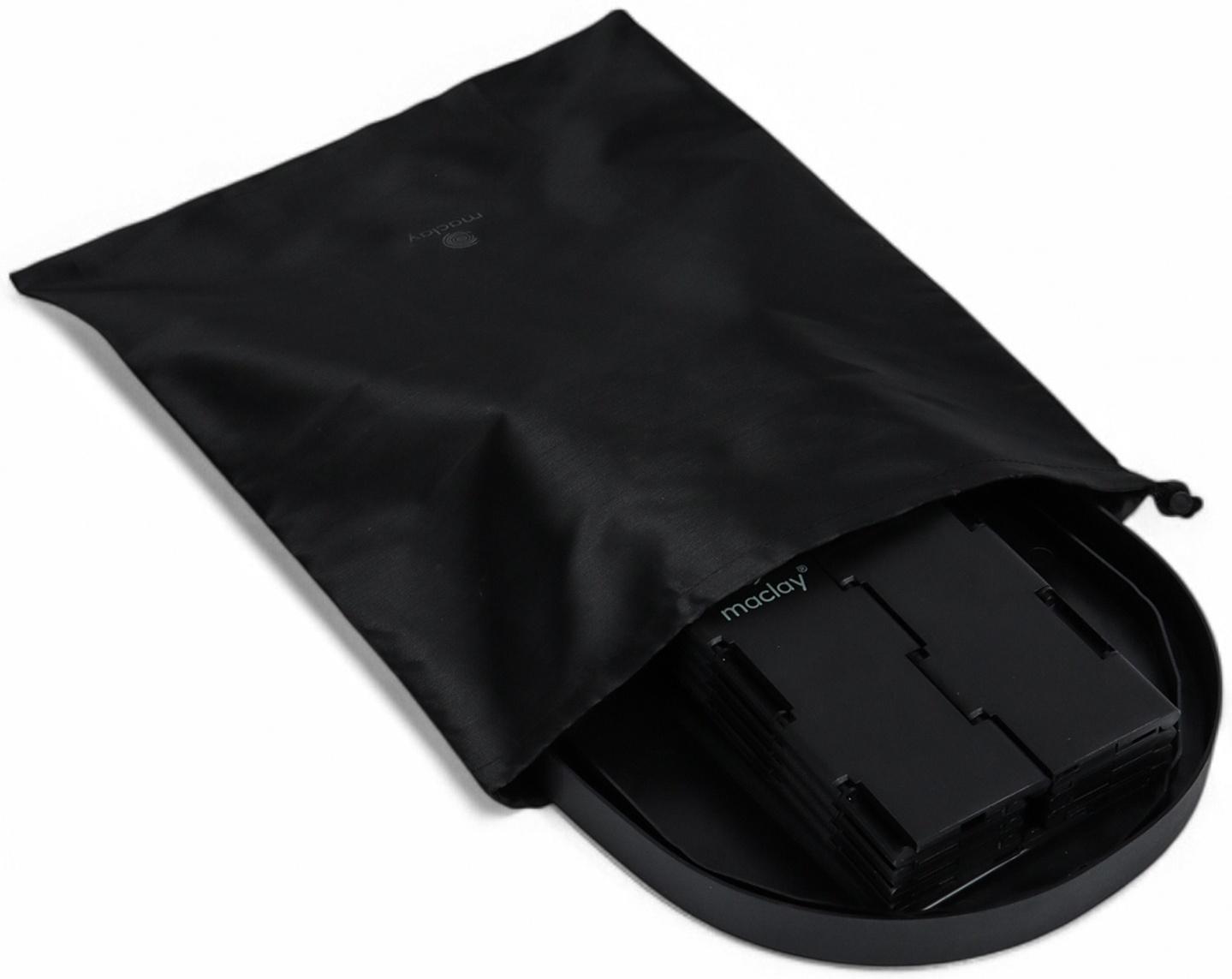 Туалет складной туристический Maclay, комплект: 15 мешков, 12 пакетов абсорбента