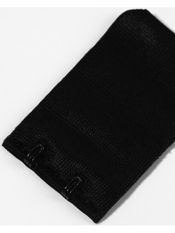 Застёжка-удлинитель для бюстгальтера, 3 ряда 2 крючка, 3.2×5 см, набор 3 шт.