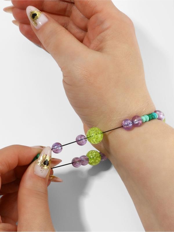 Нить для плетения, эластичная, 100±1 м, d=0.8 мм, чёрная