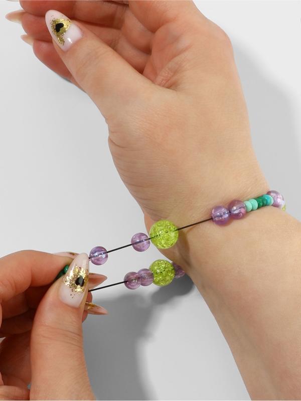 Нить для плетения, эластичная, 100±1 м, d=0.4 мм, чёрная