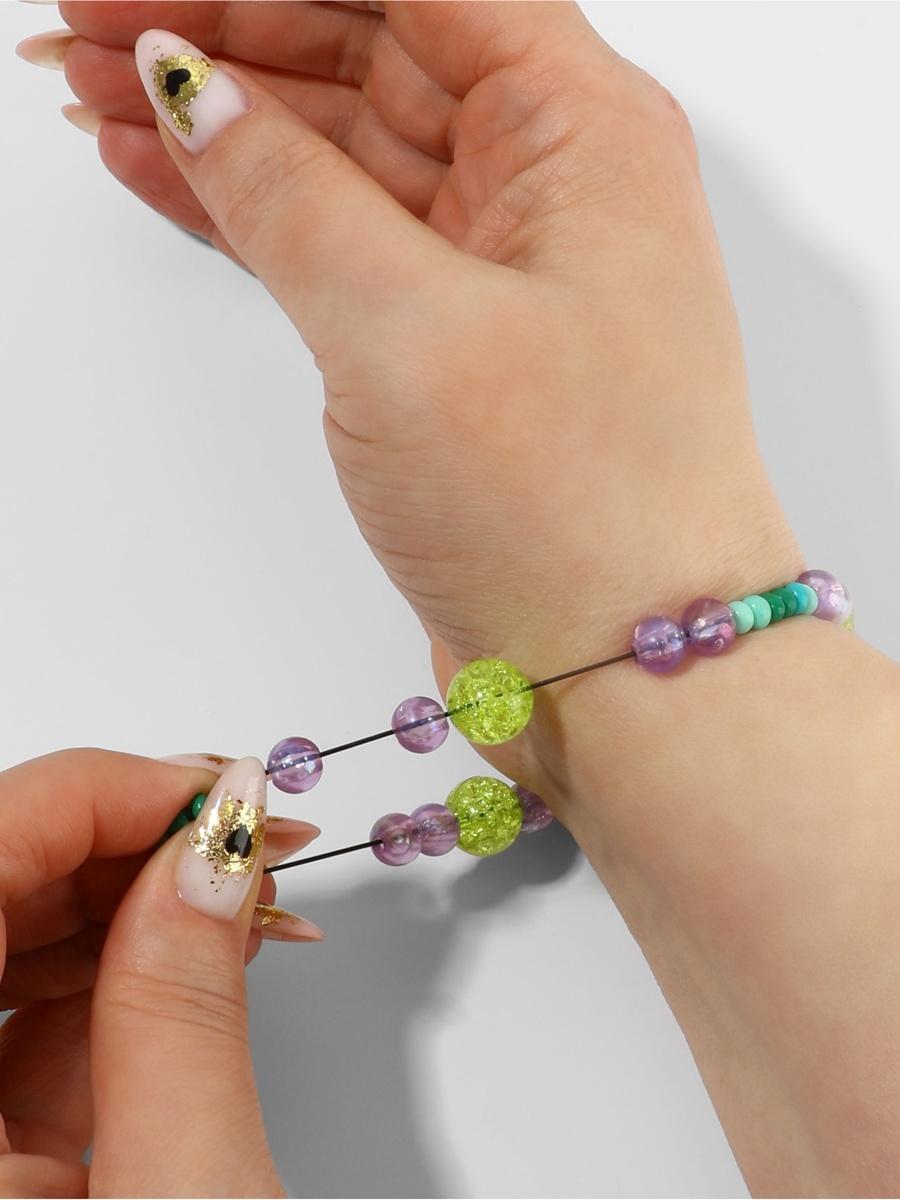 Нить для плетения, эластичная, 100±1 м, d=1 мм, чёрная