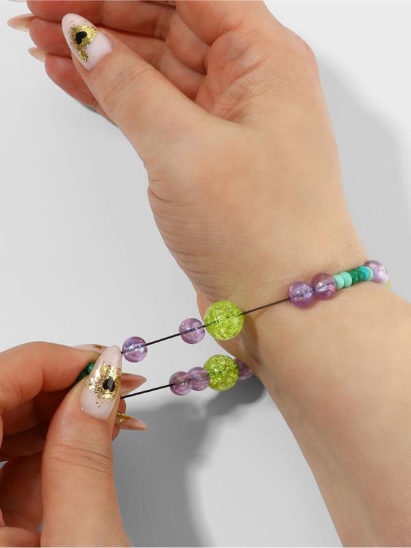 Нить для плетения, эластичная, 100±1 м, d=1 мм, чёрная