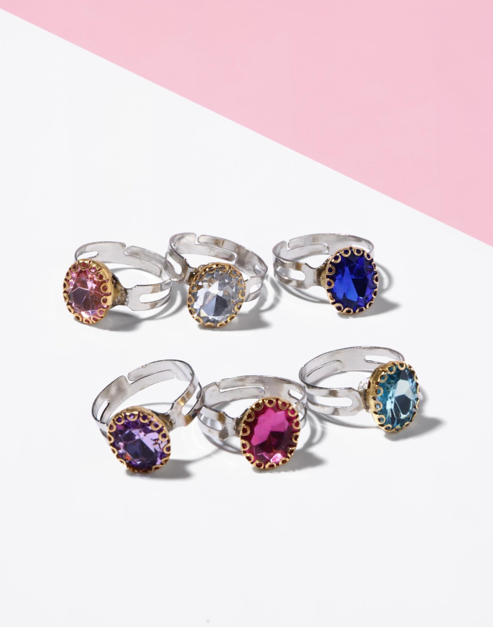 Кольцо детское Выбражулька «Драгоценность», безразмерное, МИКС