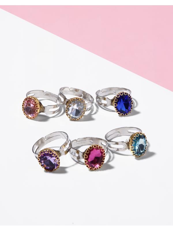 Кольцо детское Выбражулька «Драгоценность», безразмерное, МИКС