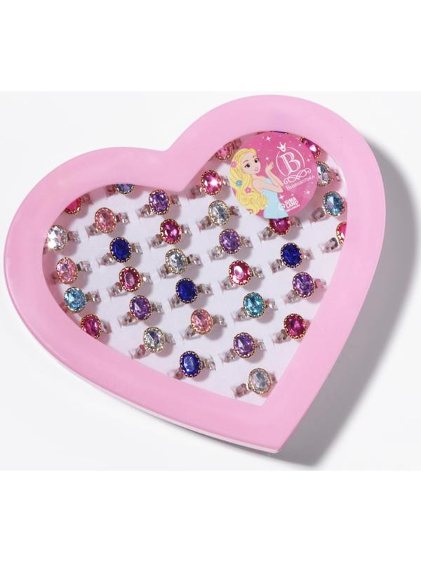 Кольцо детское Выбражулька «Драгоценность», безразмерное, МИКС