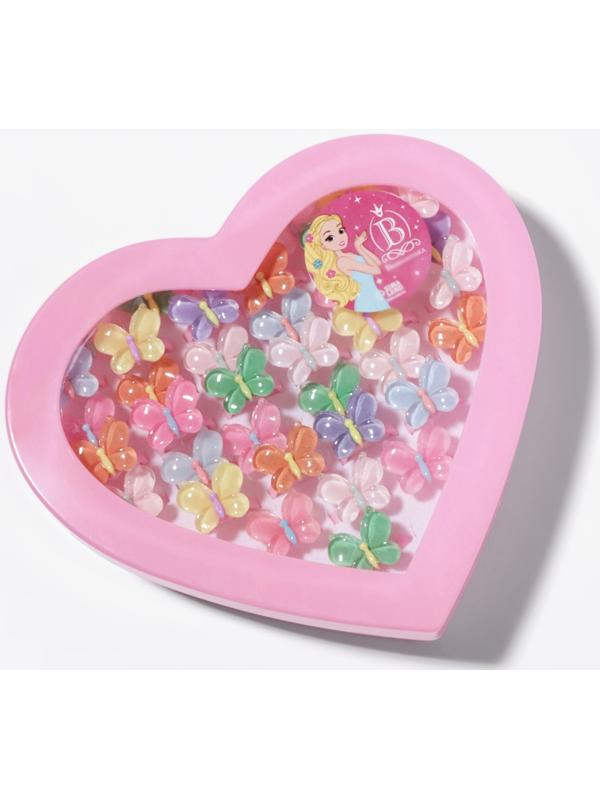 Кольцо детское Выбражулька «Бабочка», нежность, безразмерное, МИКС