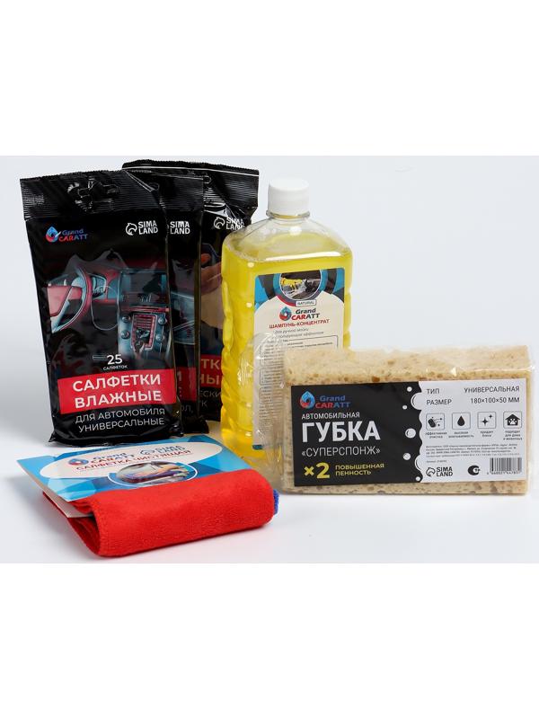 Набор для ухода за автомобилем, 9 предметов