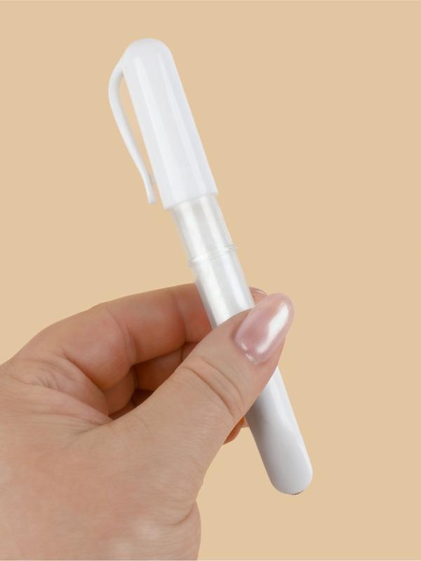 Мел карандаш для ткани, с пудрой, 10.5×2 см, белый