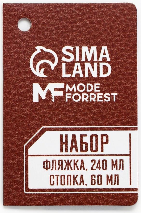 Фляжка со складной стопкой в чехле «Лев», 240 мл, 75 мл