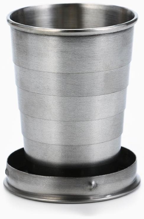 Фляжка со складной стопкой в чехле «Лев», 240 мл, 75 мл