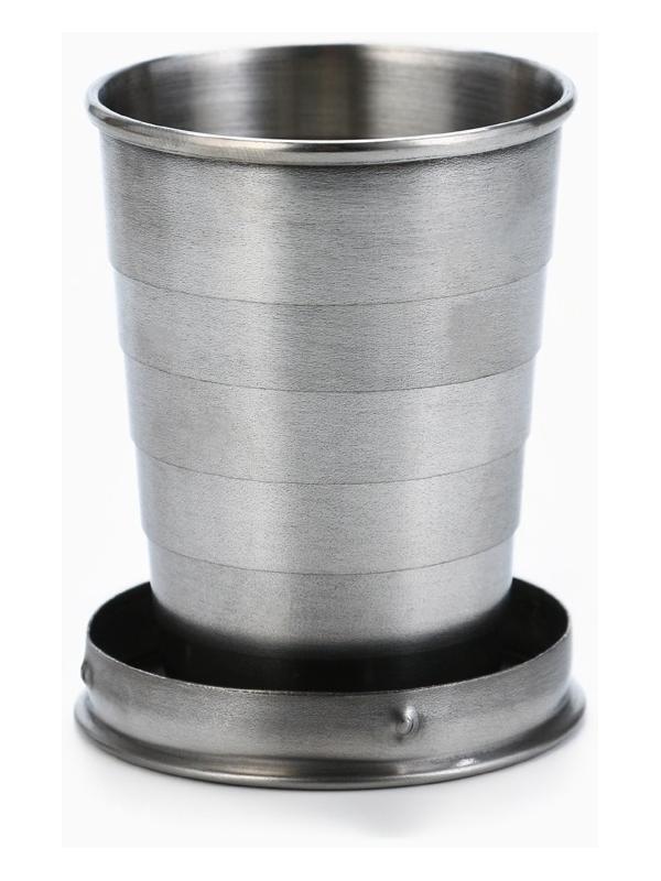 Фляжка со складной стопкой в чехле «Лев», 240 мл, 75 мл