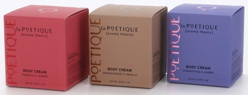 Крем для рук и тела парфюмированный laPOETIQUE, 250 мл, аромат табак и вишня