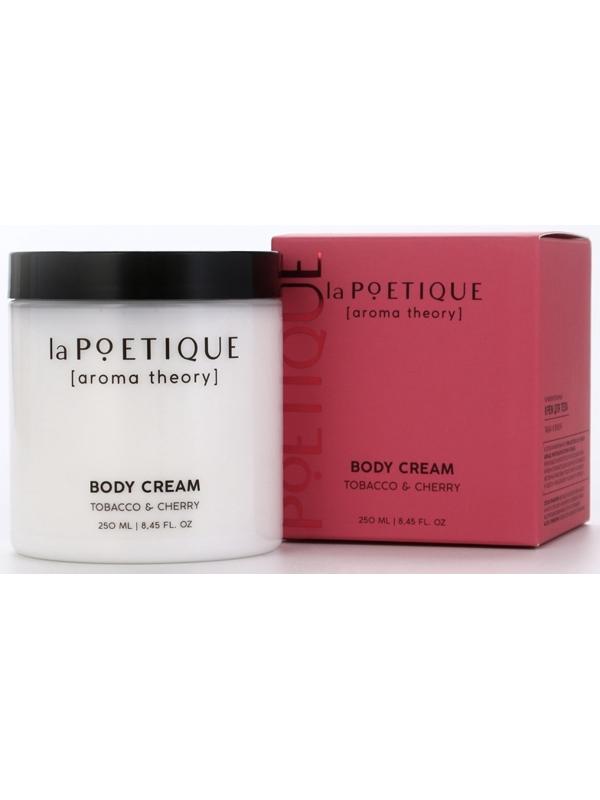 Крем для рук и тела парфюмированный laPOETIQUE, 250 мл, аромат табак и вишня