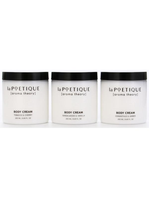 Крем для рук и тела парфюмированный laPOETIQUE, 250 мл, аромат табак и вишня