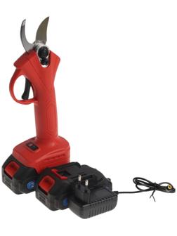 Секатор аккумуляторный ТУНДРА, 21 В, 2×1.5 Ач, Li-ion