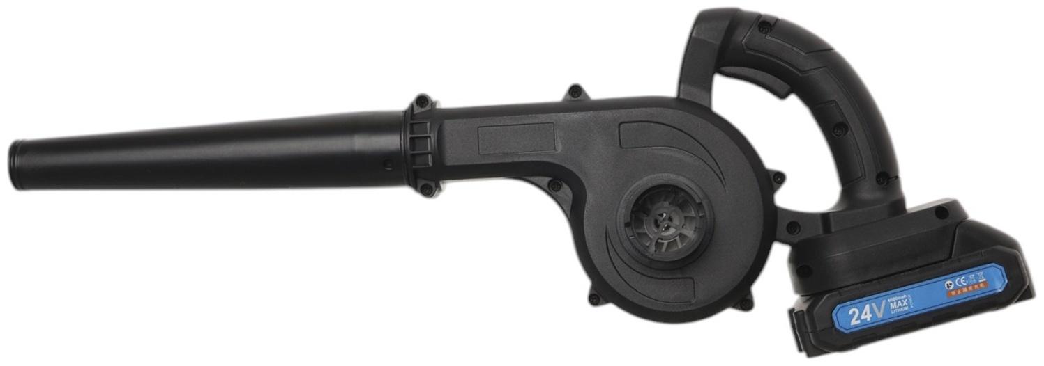 Воздуходувка аккумуляторная ТУНДРА, 21 В, 6 Ач, Li-ion, 60 м/с