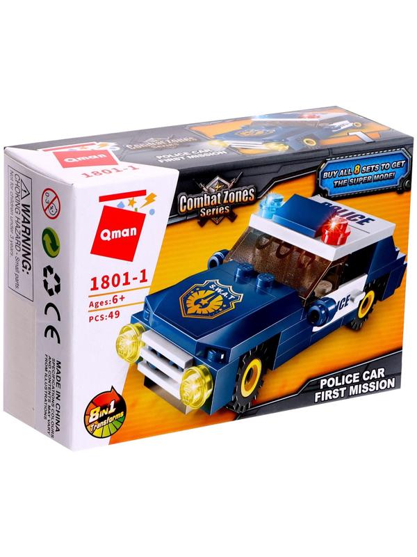 Конструктор Полиция «Полицейский транспорт», 49 деталей