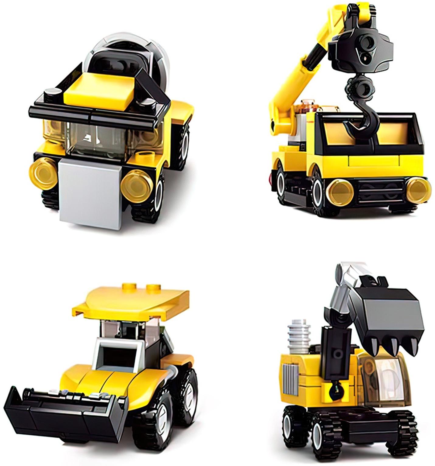 Конструктор «Строительная техника», 38 деталей