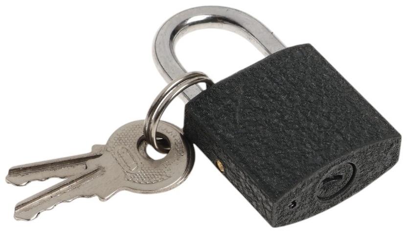 Замок навесной ТУНДРА OneKey001, 25 мм, с одной секретностью, 2 ключа