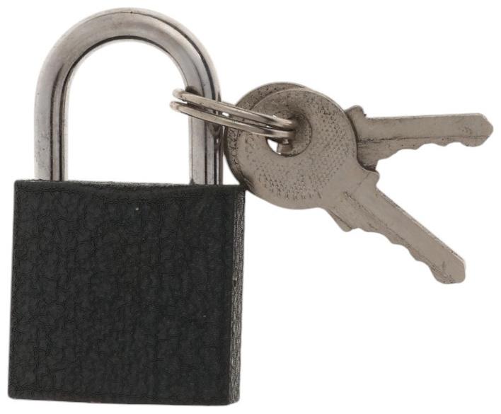 Замок навесной ТУНДРА OneKey001, 25 мм, с одной секретностью, 2 ключа