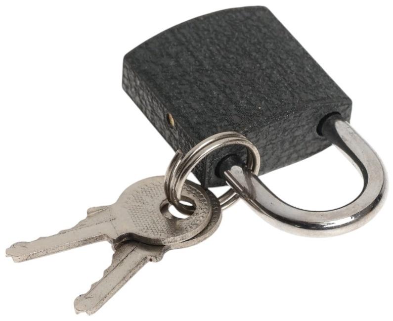 Замок навесной ТУНДРА OneKey001, 25 мм, с одной секретностью, 2 ключа