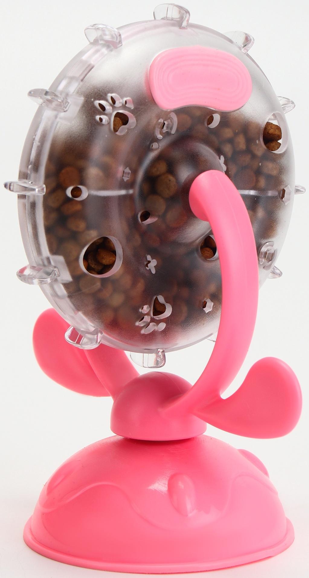 Игрушка для кошек под лакомство, 13 х 11, розовая