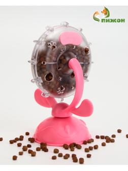 Игрушка для кошек под лакомство, 13 х 11, розовая