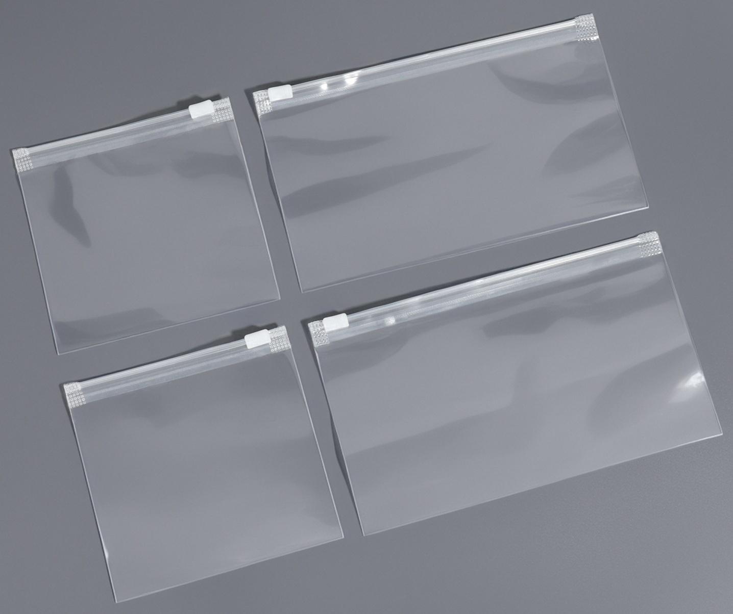 Дорожные чехлы, 18×10/11×10 см, набор 4 шт., прозрачные