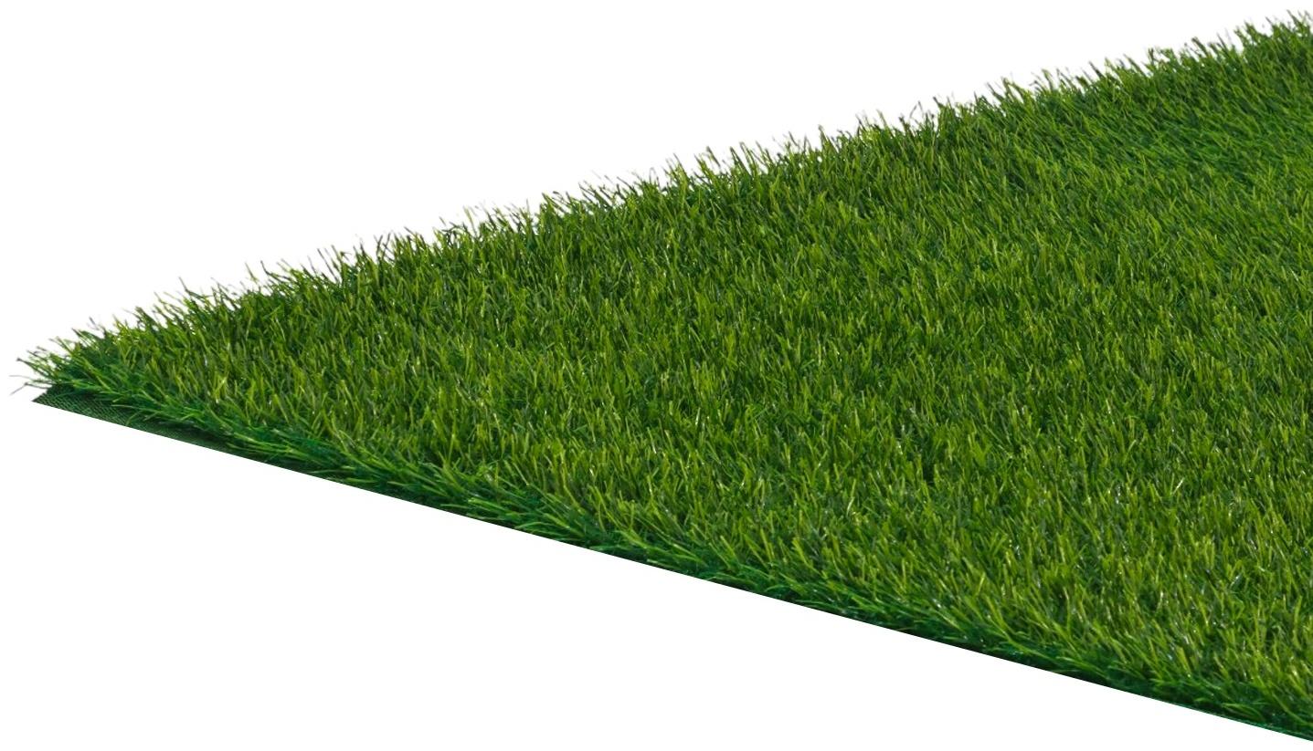 Газон искусственный,  с проклейкой, высота 3см, 12иг, 2 х 25м, зеленый, 