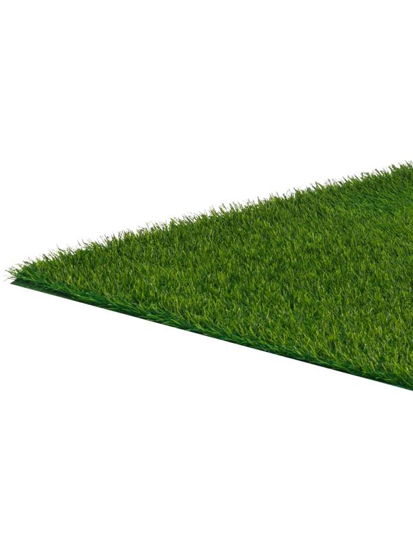 Газон искусственный,  с проклейкой, высота 3см, 12иг, 2 х 25м, зеленый, 