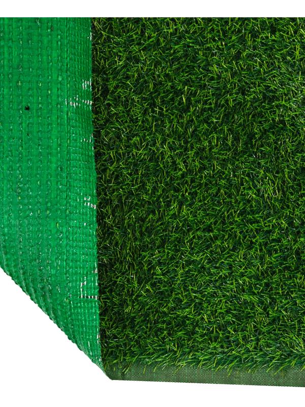 Газон искусственный,  с проклейкой, высота 3см, 12иг, 2 х 25м, зеленый, 