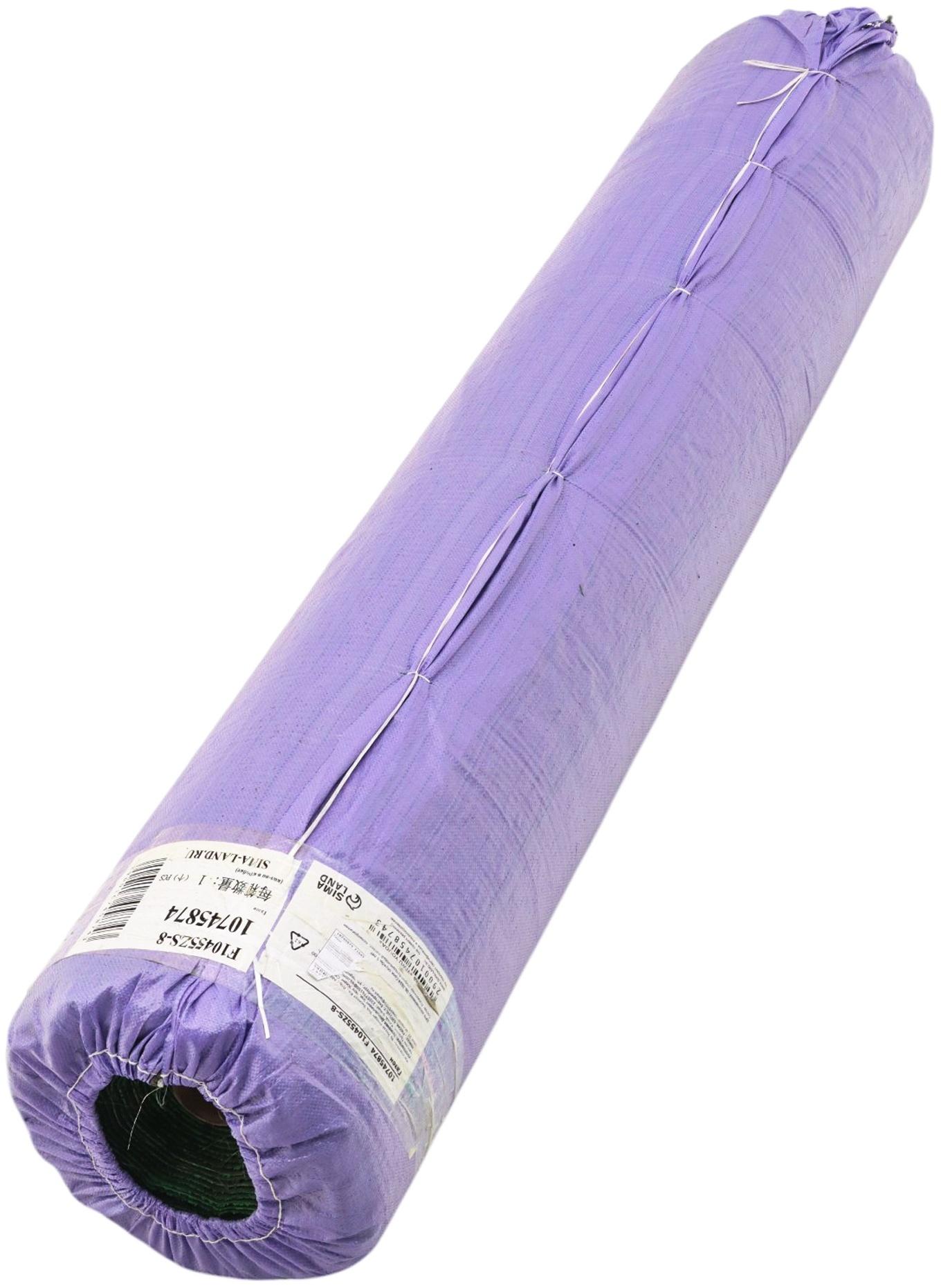 Газон искусственный, с проклейкой, высота 4см, 15иг, 2 х 25 м, зеленый, 