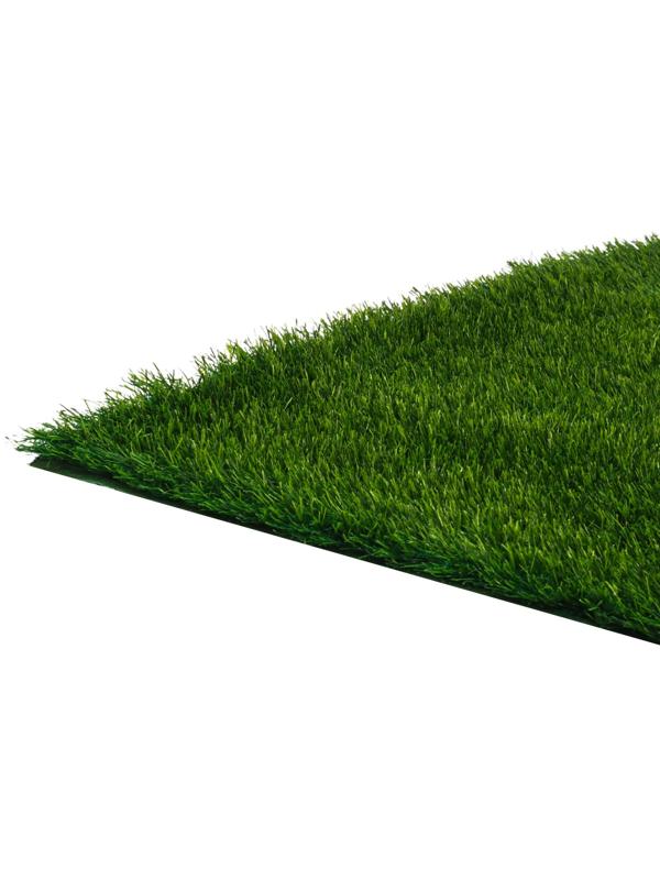 Газон искусственный, с проклейкой, высота 4см, 15иг, 2 х 25 м, зеленый, 