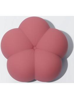 Расчёска массажная «Цветок», 8.5×4 см, розовая