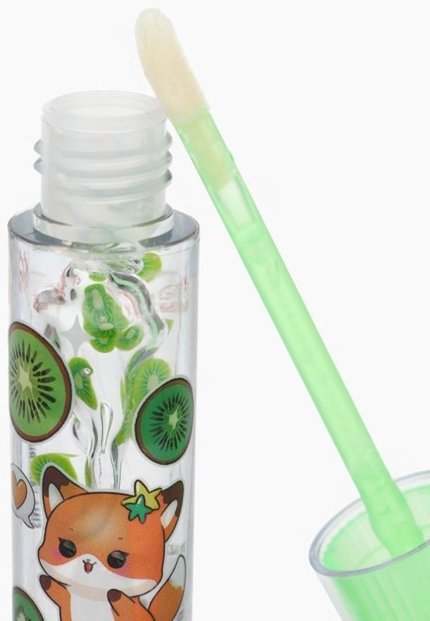 Блеск для губ «Спелый киви» для девочек, тон прозрачный, 10 г