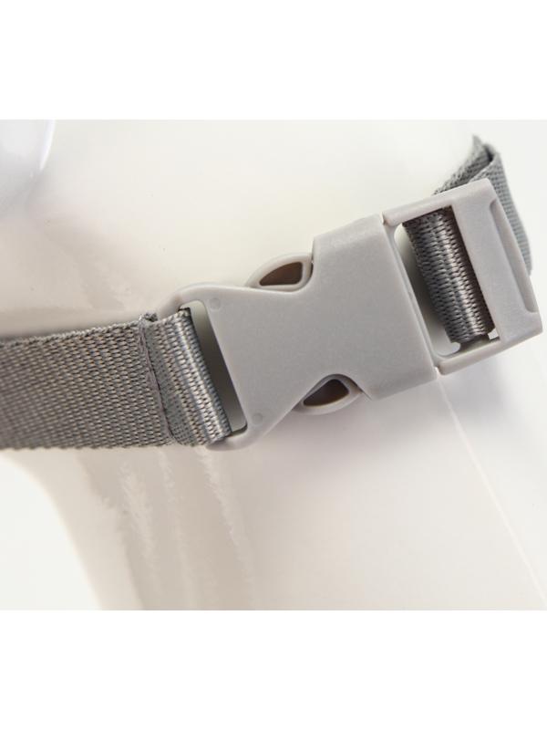 Намордник силиконовый фиксирующий, размер M (ОМ 15 см, ОШ 18-30 см), розовый