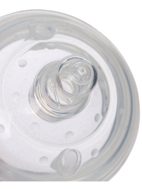 Соска для бутылочки силиконовой M&B, антиколиковая, +3мес., ШГ Ø70мм.