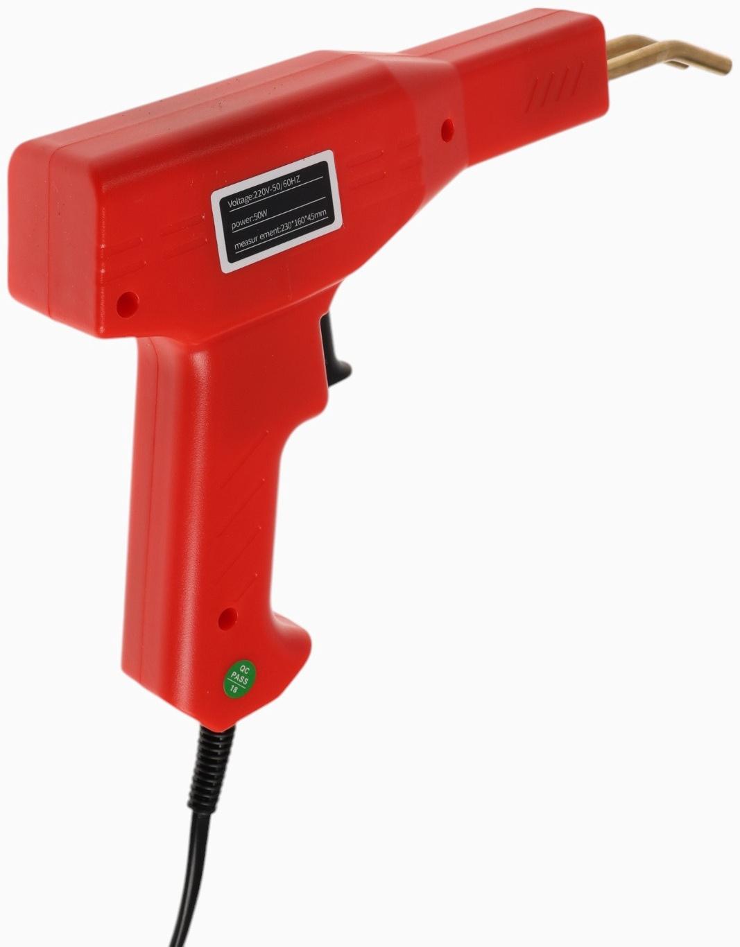 Паяльник для пластика ТУНДРА, 50 Вт, 750 °С, комплект оснастки, кейс