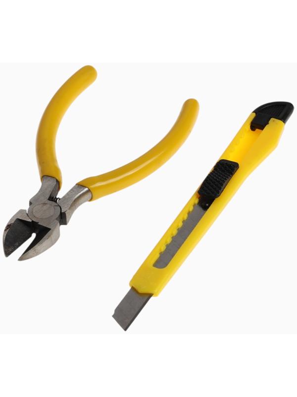 Паяльник для пластика ТУНДРА, 50 Вт, 750 °С, комплект оснастки, кейс