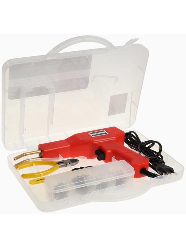 Паяльник для пластика ТУНДРА, 50 Вт, 750 °С, комплект оснастки, кейс