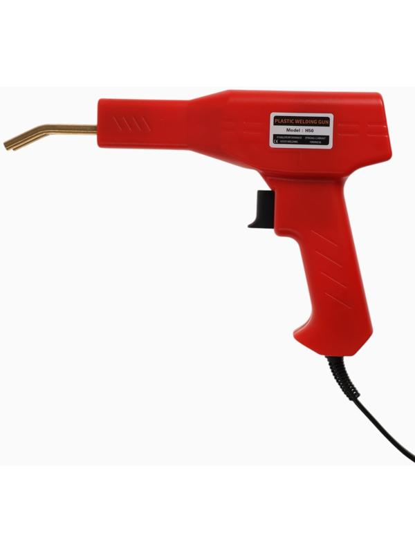 Паяльник для пластика ТУНДРА, 50 Вт, 750 °С, комплект оснастки, кейс