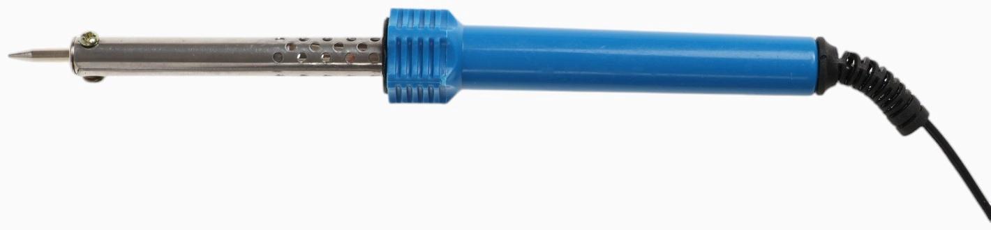 Паяльный набор ТУНДРА, паяльник 40 Вт, оловоотсос, подставка, припой, 4 предмета