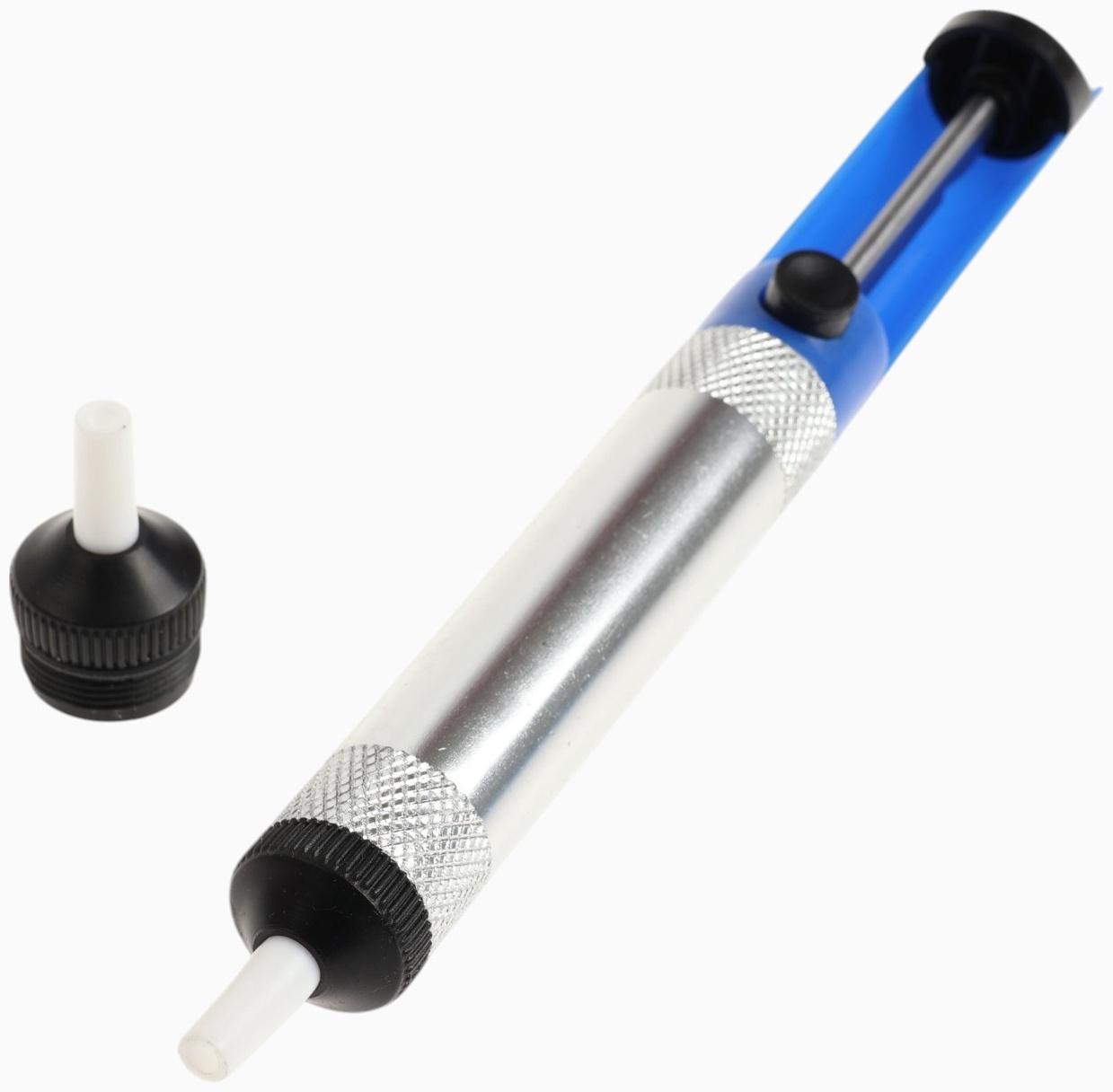 Паяльный набор ТУНДРА, паяльник 40 Вт, оловоотсос, подставка, припой, 4 предмета