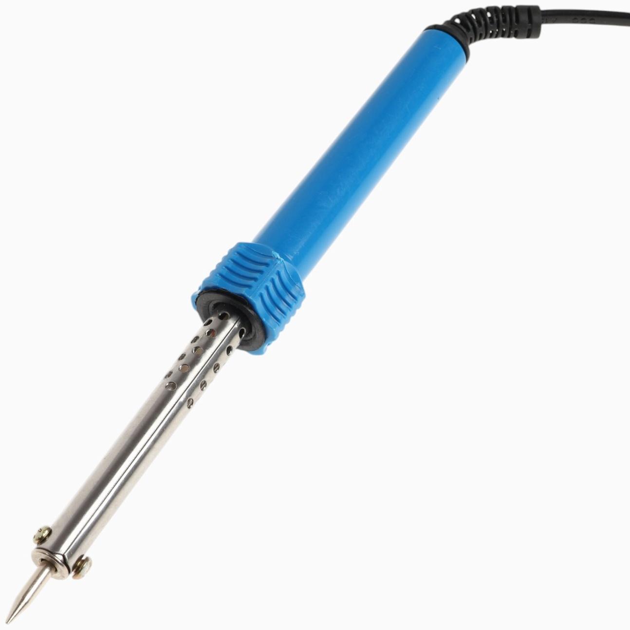 Паяльный набор ТУНДРА, паяльник 40 Вт, оловоотсос, подставка, припой, 4 предмета