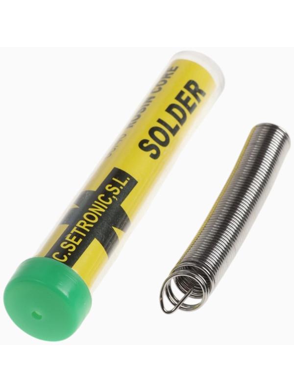 Паяльный набор ТУНДРА, паяльник 40 Вт, оловоотсос, подставка, припой, 4 предмета