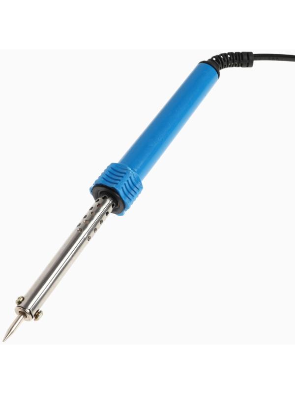 Паяльный набор ТУНДРА, паяльник 40 Вт, оловоотсос, подставка, припой, 4 предмета